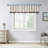 Embroidered Window Valance Blue 50X18"-1179779465