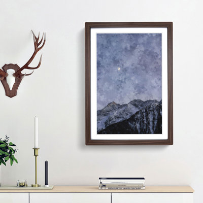 Half a Moon - Picture Frame Painting Print