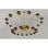 Lustre suspendu 14 lumières à intensité variable