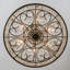 Lustre tambour en cristal 6 lumières