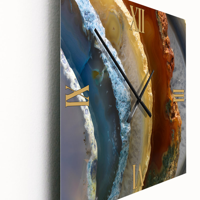 Horloge murale Minéral Slice, Grand