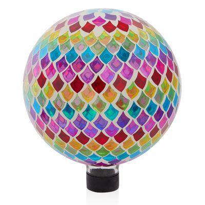  Colourful Glass Mosaic Gazing Ball