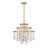  Luna 4-Light Chandelier in Warm Brass