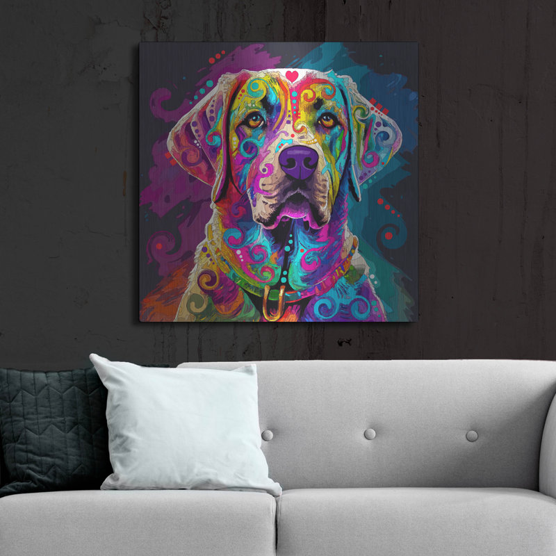 «Lab» par Dean Russo, H 36 po x l 36 po