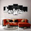 Austin Skyline BW Multi Piece Canvas Print-953646631