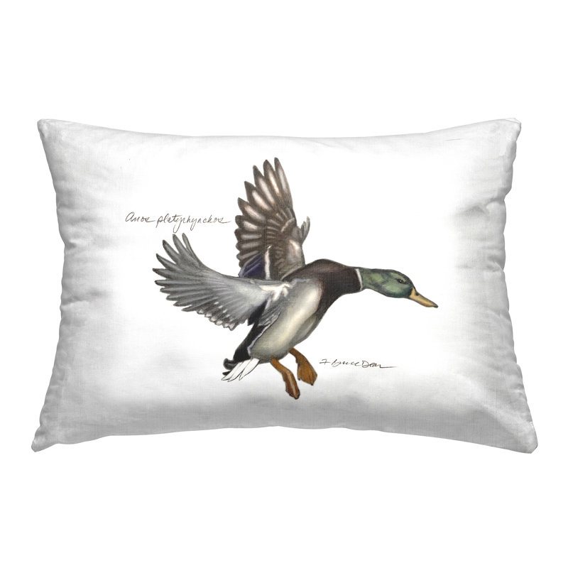 Coussin Flying Mallard Duck