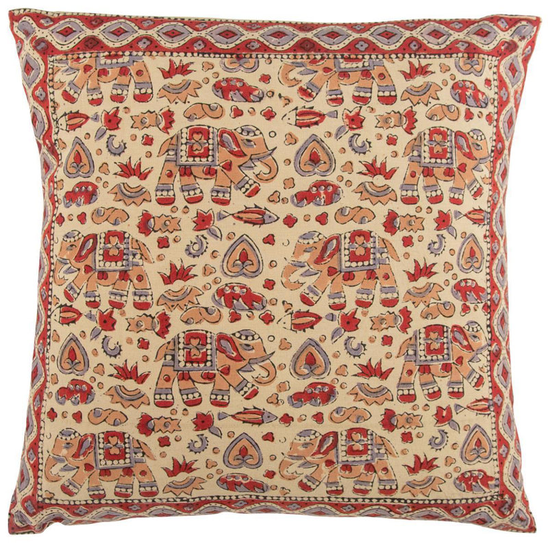 Elmira Indoor / Outdoor Square Throw Pillow Cover