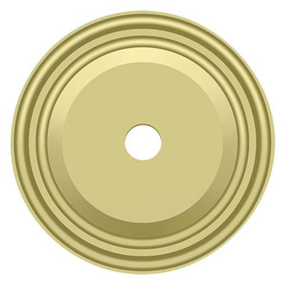 Plaque de base pour boutons Deltana BPRC150U3, diamètre 1-1 / 2 po en laiton poli