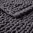 Peace Nest Soft Chenille Chunky Knit Throw Blanket Cozy Textured Blanket (Gray)-116192684