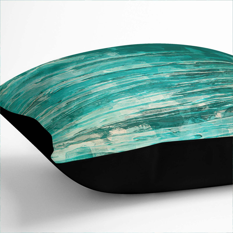 Square Throw Cushion, Black, 55 x 55 cm