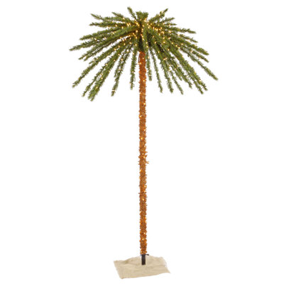 84'' Faux Tree in Metal Freestanding