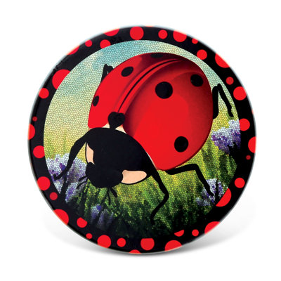 Dessous de verre coccinelle