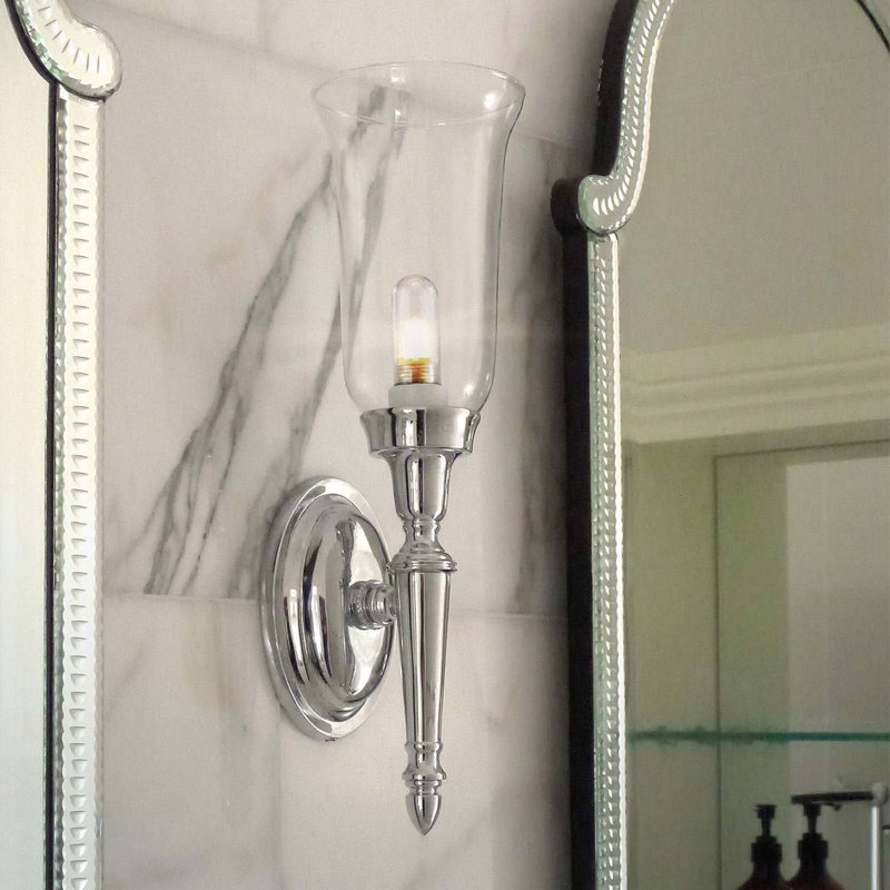Thornsberry 1-Light Wallchiere, Polished Nickel