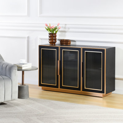 Aurelia 3-Door Sideboard - Gold