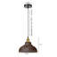 Segars 1 - Light Clay Dome Pendant