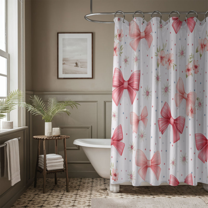 Rideau de douche Coquette Florals - Premium, H 74 po x l 71 po