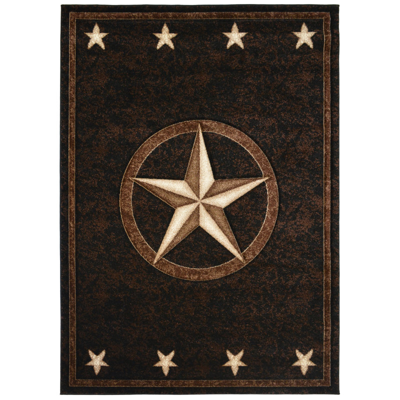 Tapis noir Maywood, Rectangle 2 pi 3 po x 3 pi 3 po