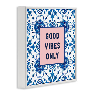 «Good Vibes Only Boho», estampe numérique giclée par Designed
