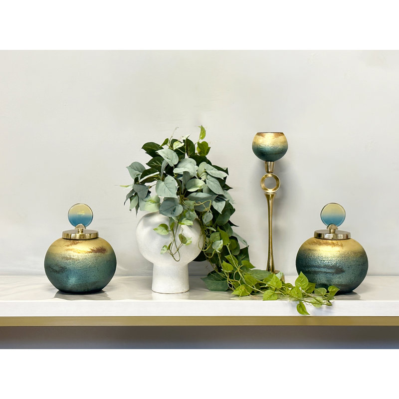 Ringold Faux Ivy Plant in Ceramic Vase