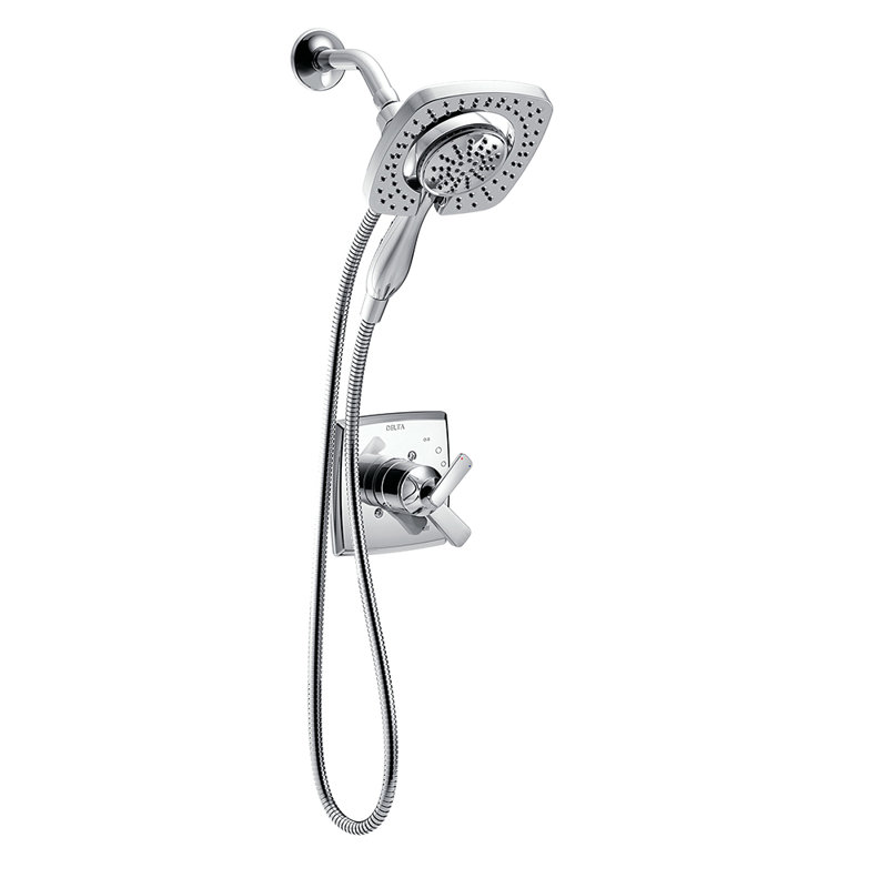 60" W x 74.25" H Frameless Rectangle Sliding Tub & Shower Kit with Towel Bar and Base Included, Silver