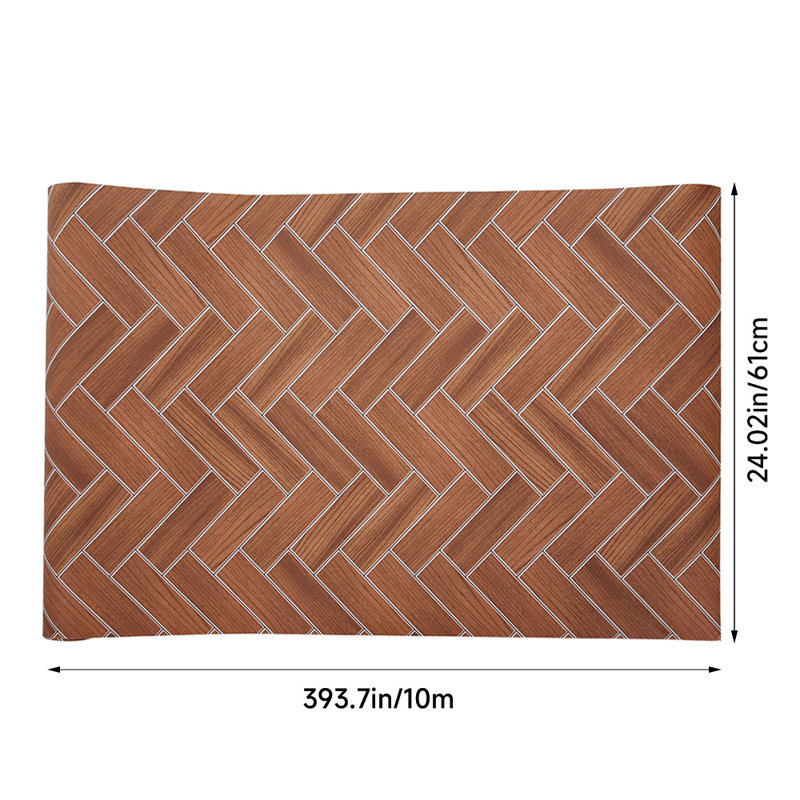Self-adhesive Wood Grain PVC Flooring