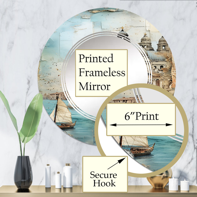 Miroir mural Vytoldas, 32 po x 32 po