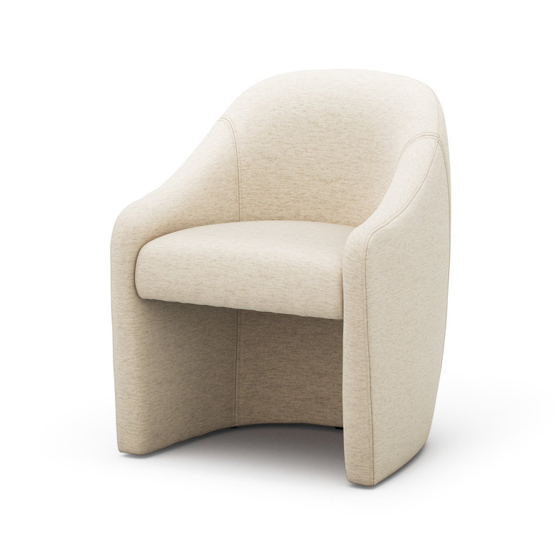 Levi Dining Chair, Knoll Sand, Crypton Nomad Snow