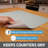 XL Dish Drying Mat, Kitchen Counter Drip Pad - Absorbent, Waterproof, Slip-Resistant, Machine Washable (19" x 24") (Tan Global) (USA Made)-1790051186