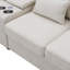 114.2" Upholstered Sofa With Console, 2 Cupholders And 2 USB Ports Wired Or Wirelessly Charged,4 Pillows-823662323