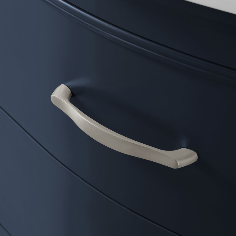 Midnight Blue 36'' Single Vanity with Carrara Marble Top