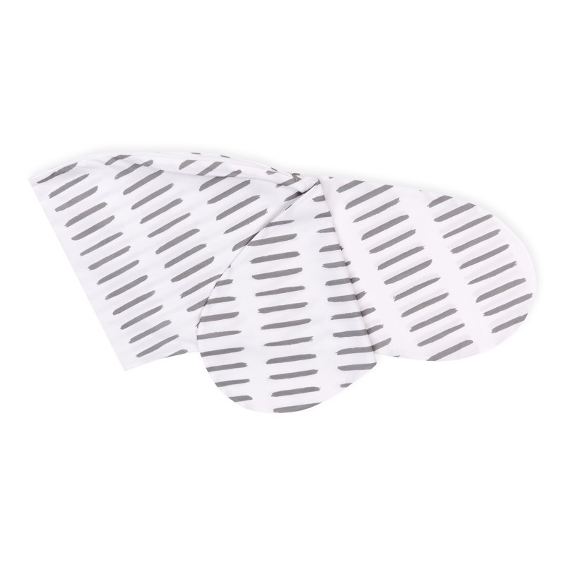 Graue Striche Friends Striped Cot Pillowcase