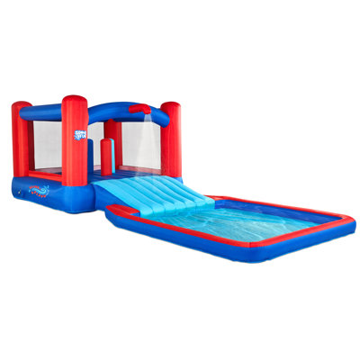 10' x 24' Bounce House with Water Slide and Air Blower