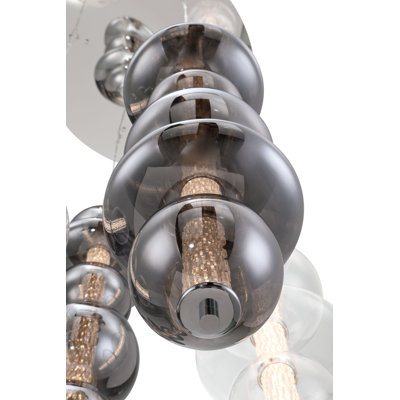 Atomo 4L 30" Mix Chandelier