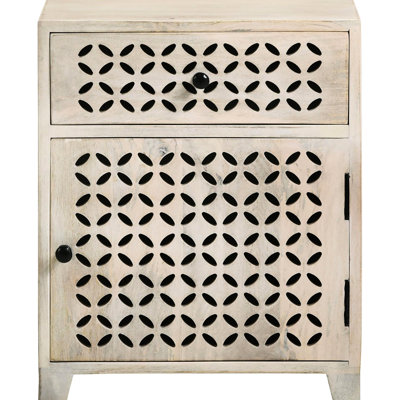 Armoire décorative avec tiroir Coastal Style Whitewash
