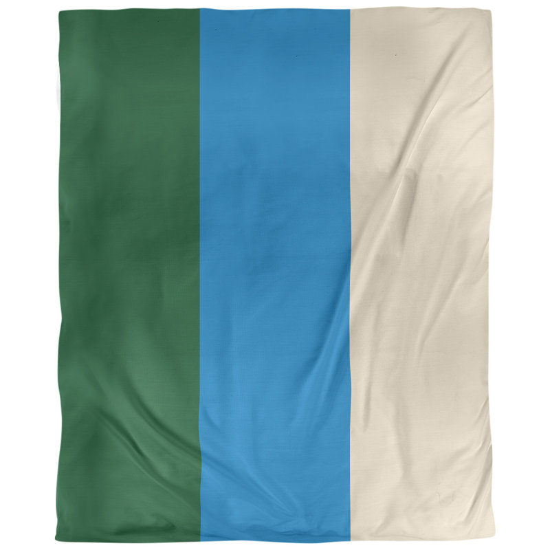 Tissu de basket-ball denver, Dark Green/Blue/Cream