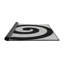 Tapis à motifs noir / blanc-1598861013