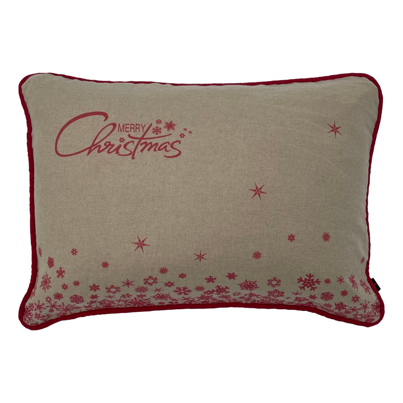 Bromsgrove Rectangular Lumbar Cushion, Red