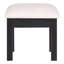 Bureau de coiffeuse avec miroir et tabouret Gahla