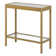 Alexis Glass Top End Table