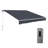 10x8 ft. Powered Retractable Patio Awnings, Outdoor Sunshade Canopy with Remote-107785773