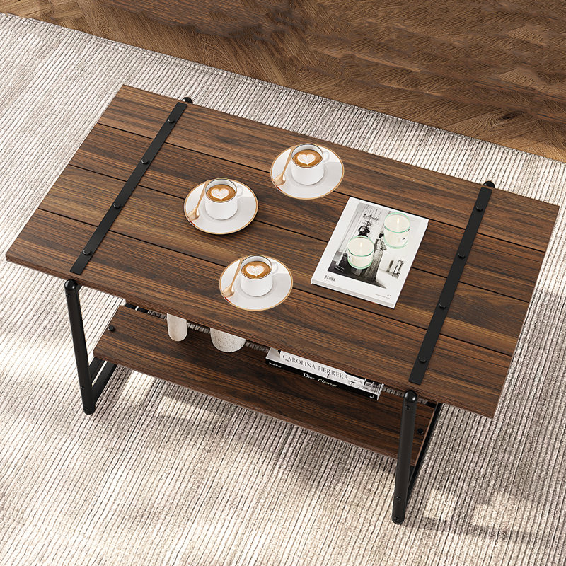 Coffee Table, Brown Wood