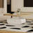 Table basse ovale en bois