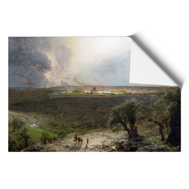Jerusalem From The Mount Of Olives by Frederic Edwin Church - No Frame Print, 42cm H x 59cm W x 0.1cm D