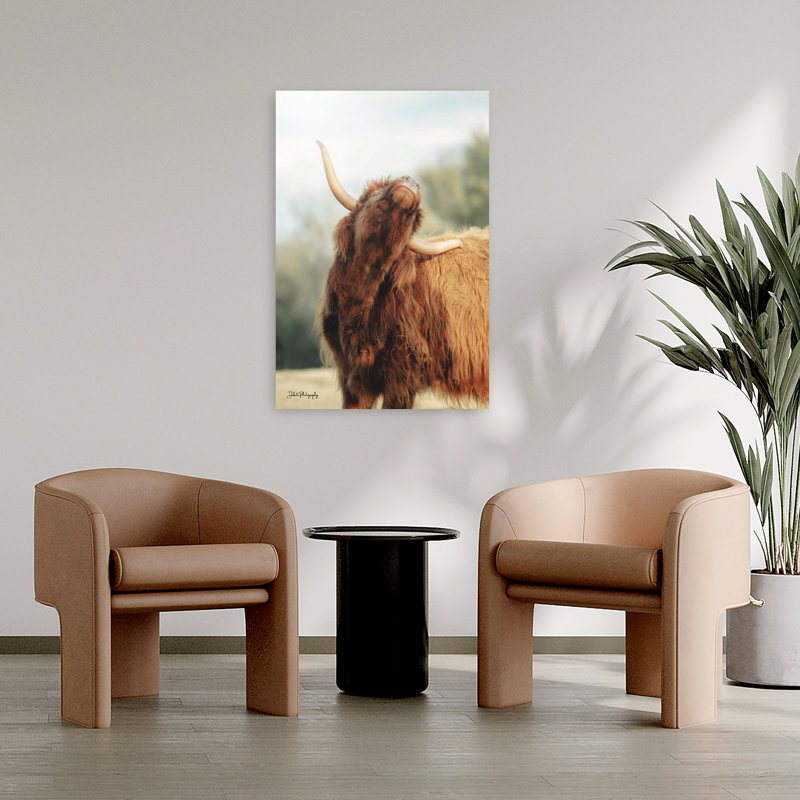 «The Itchy Cow II», art contemporain de la vache, H 36 po x l 24 po