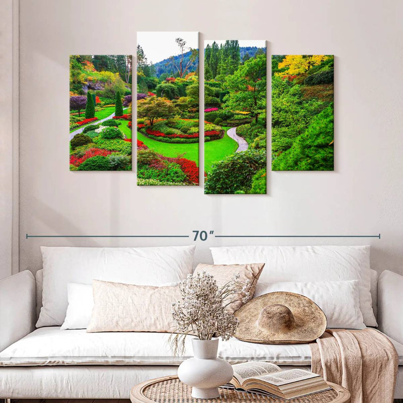 Parc Sirci Butchart Garden, H 32 po x l 52 po