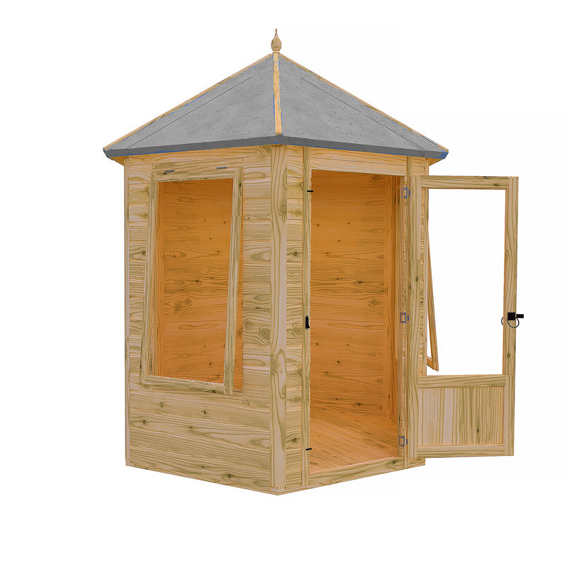 Kendall 6 x 6 Ft. Summer House, Quarter Glass Single