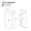 Lydia 59" x 30" Freestanding Soaking Bathtub-776028140