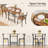 2-Person Dining Set with Storage Shelf, Space-Saving Design-1813220888