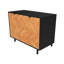 Armoire d'appoint Mid-Century moderne à 2 portes avec tablettes Liam-805845441