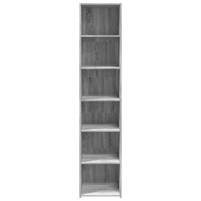 Vidaxl highboard made of wood, 185cm H x 40cm W x 41cm D, Grey/Sonoma